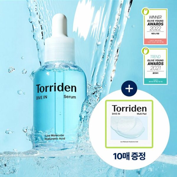 Torriden Dive In Low Molecular Hyaluronic Acid Serum + Dive In Multi Pad Discount