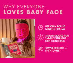 Riki Baby Face LED Light Therapy Face Mask Sale