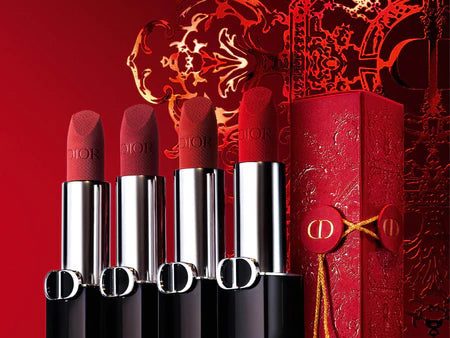 Dior Rouge Dior LUNAR NEW YEAR LIMITED EDITION Couture Colour Lipstick Floral Lip Care Long Wear Discount