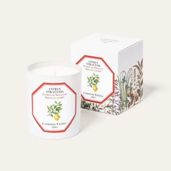 Carriere Freres Siracusa Lemon Scented Candle For Discount