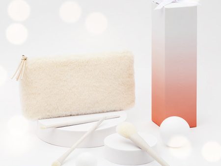 Shaquda Winter Brush Set “Powder White” Hot on Sale