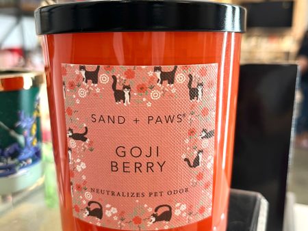 Sand + Paws Goji Berry Scented Candle Fashion