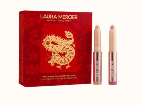 Laura Mercier Mini RoseGlow Caviar Stick Duo - Limited Edition on Sale