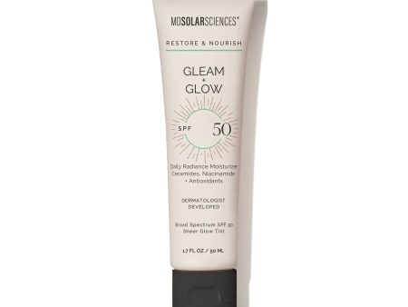 MD Solar Sciences Gleam+Glow Daily Radiance Moisturizer SPF50 Online Hot Sale