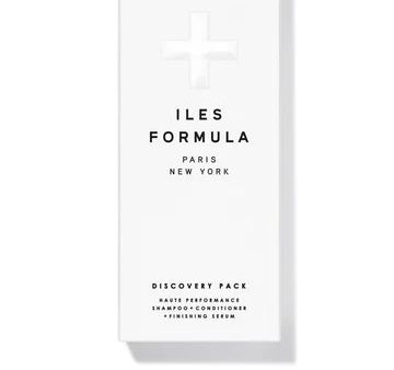 Iles Formula Discovery + Travel Kit Haute Performance Shampoo + Conditioner + Finishing Serum Online now