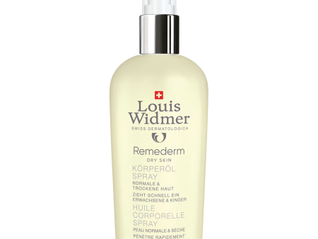 Louis Widmer Remederm Dry Skin Body Oil Spray Online Sale