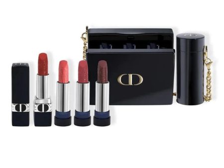 Dior Rouge Dior Minaudiere Case & Lipstick Holder - Rouges Collection For Sale