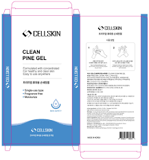 Cellskin Clean Pine Gel Sanitizer Online now