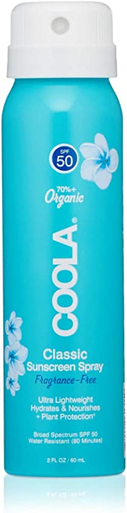 Coola Classic Organic Sunscreen Spray Fragrance-Free BS SPF50 Cheap