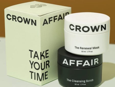 Crown Affair the Renewal Mask & The Cleansing Scrub Mini Treatment Duo For Sale