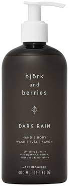 Bjork And Berries Dark Rain Hand & Body Wash Hot on Sale