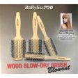 BabylissPRO Wood Blow-Dry Brush Blowout Fashion