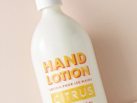 Pencil & Paper Co. for Anthropologie Citrus Hand Lotion Supply